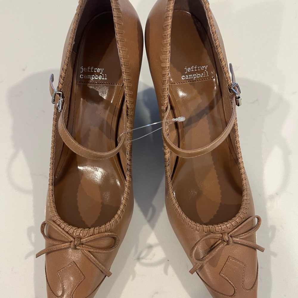 Jeffrey Campbell brown AMORETTE size 9.5 - Picture 3 of 5